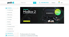 Desktop Screenshot of profi-dj.sk